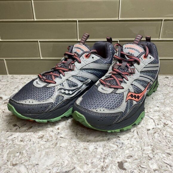 Saucony Womens Excursion TR8 Running Shoes - Picture 2 of 9